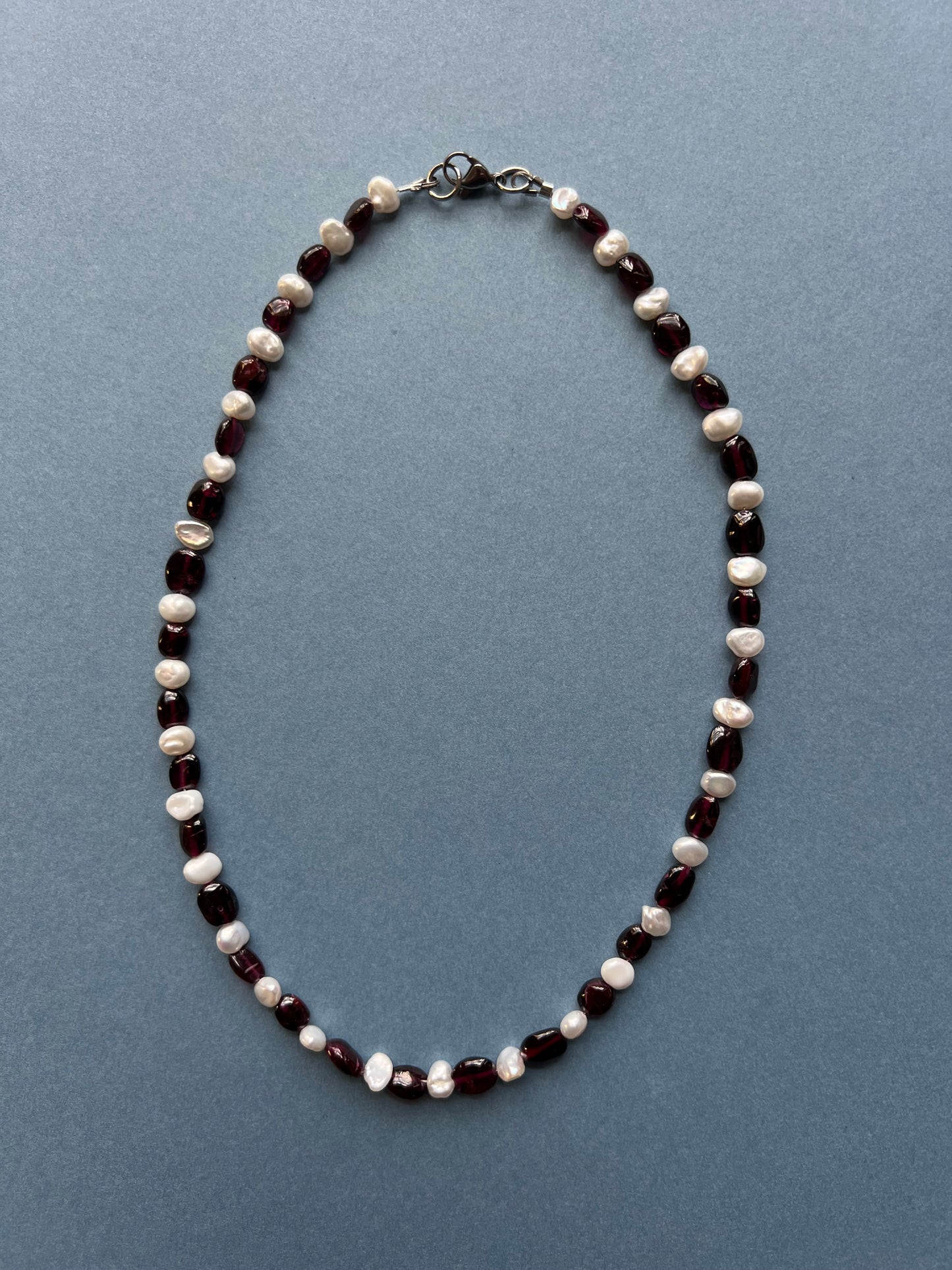 Garnet and Pearl Strand