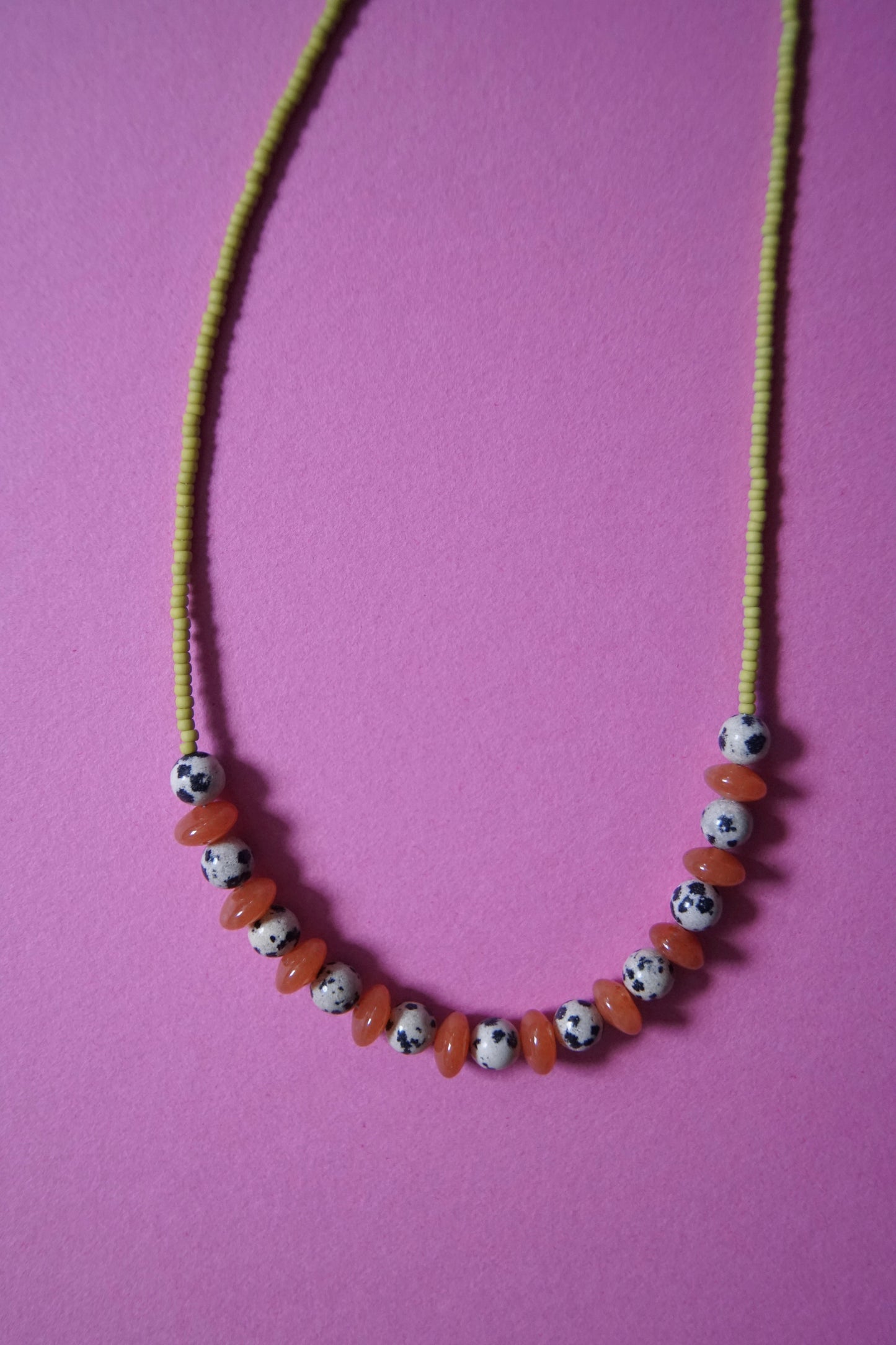 Aventurine and Dalmatian Jasper