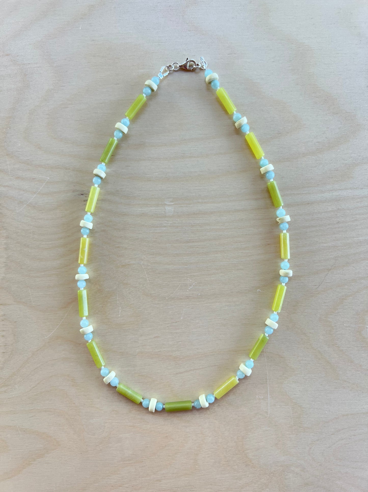 Jade, Aquamarine, and Porcelain