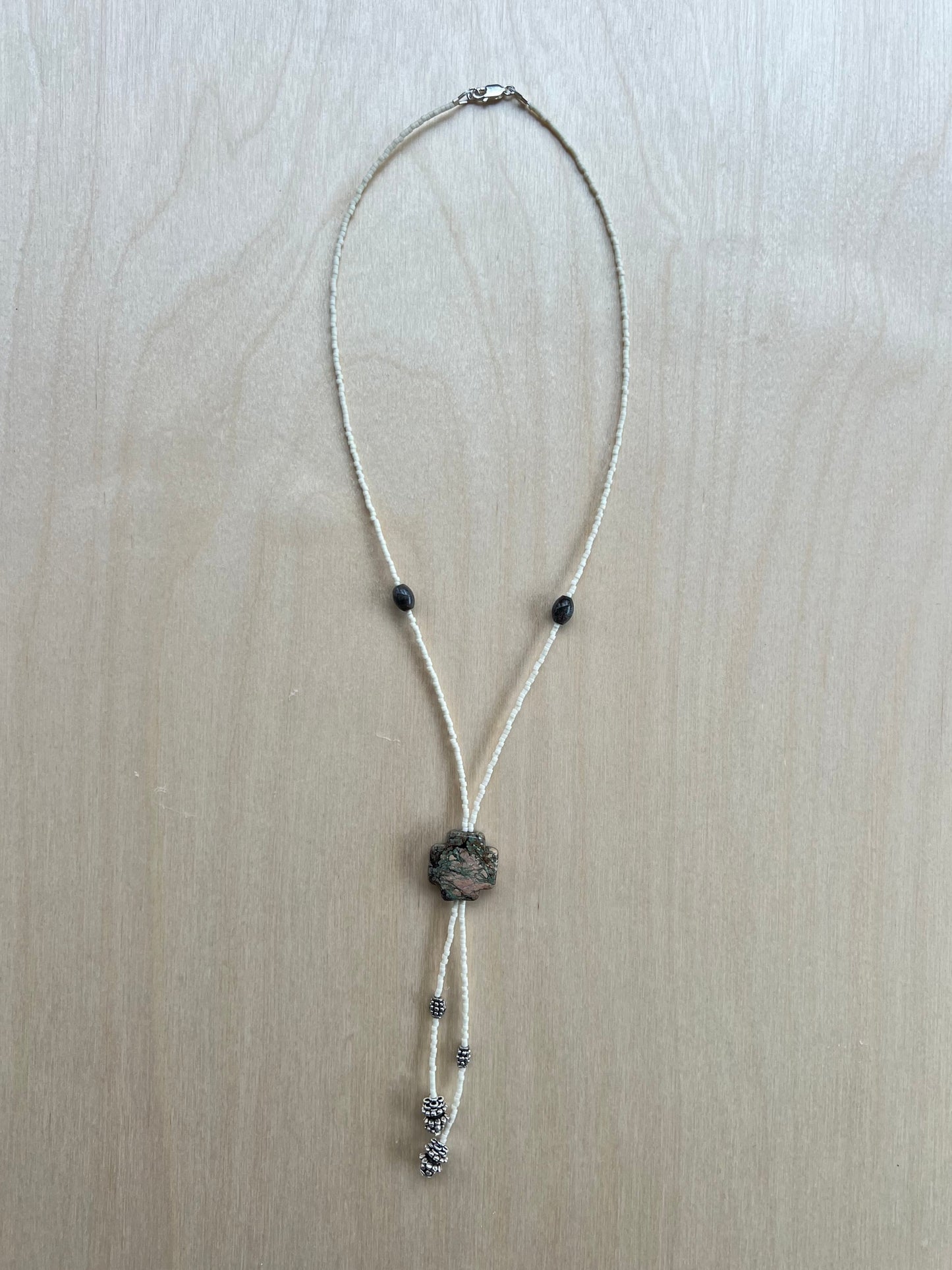 Bolo Tie Necklace in Jasper