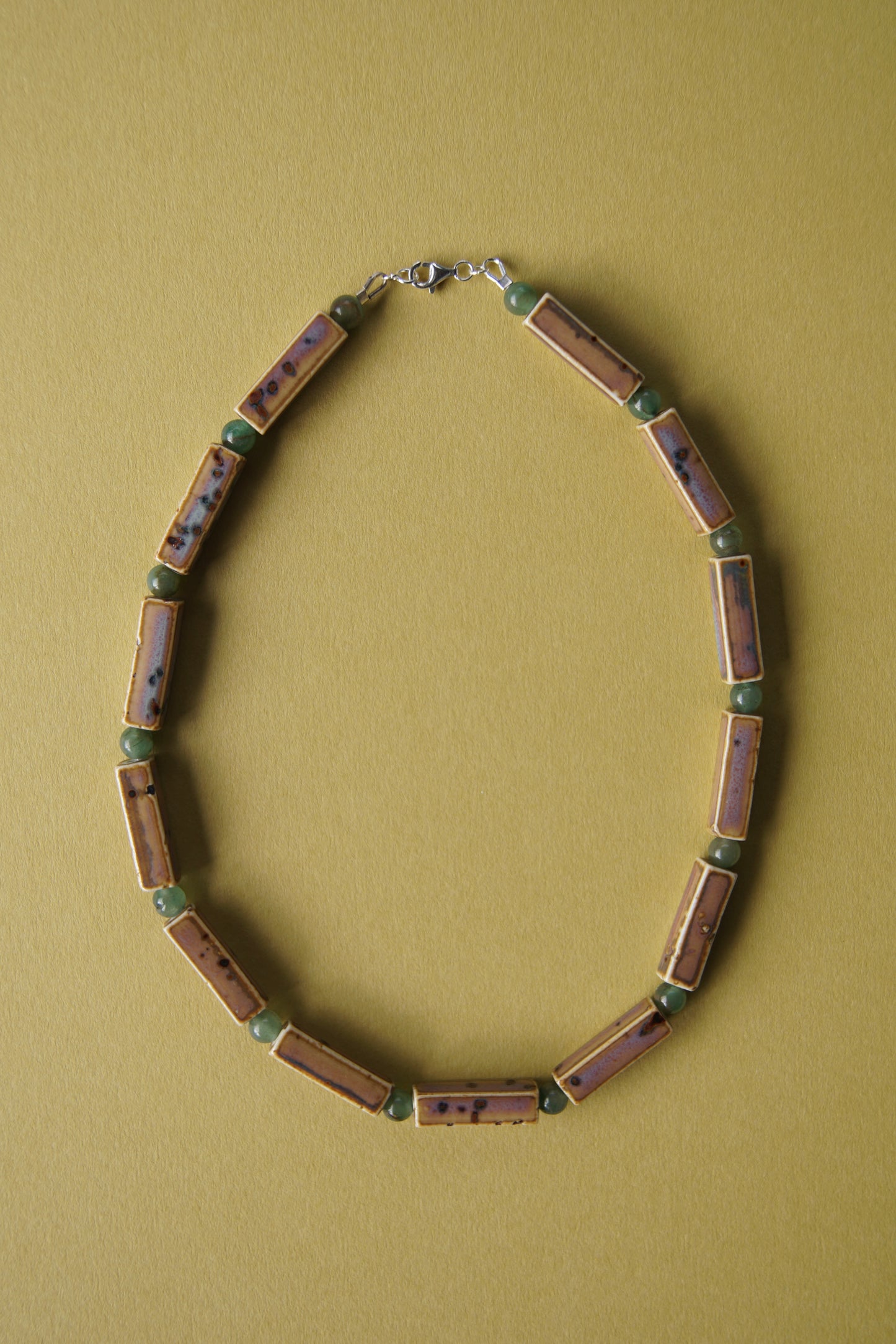 Porcelain and Green Glass