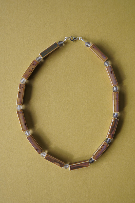 Porcelain and Purple Glass