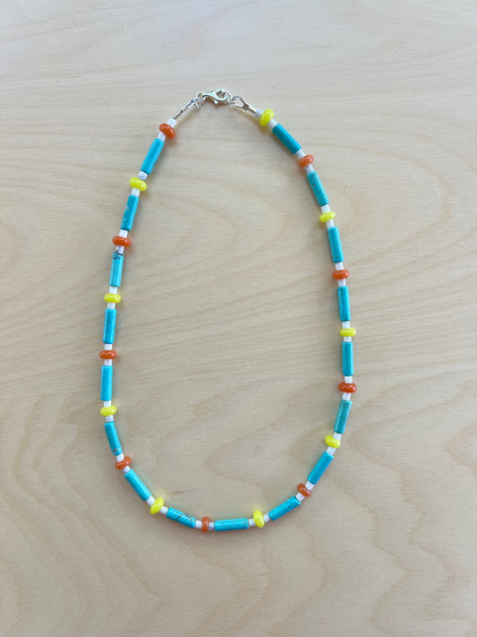 Turquoise and Glass