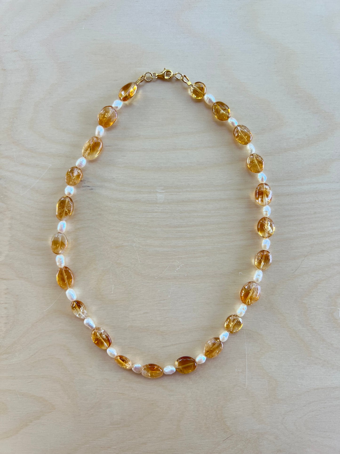 Citrine and Pearl