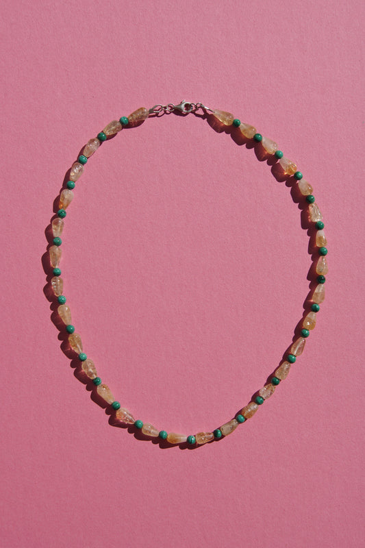 Citrine and Malachite