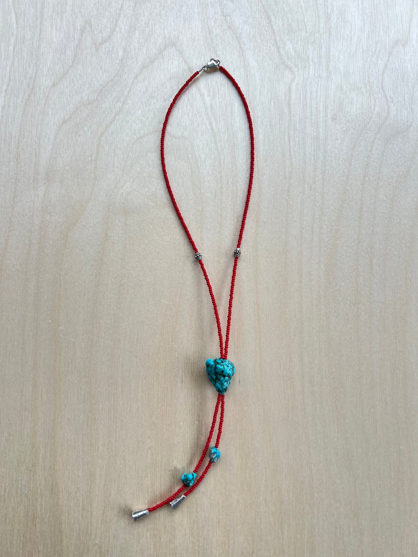 Bolo Tie in Raw Turquoise