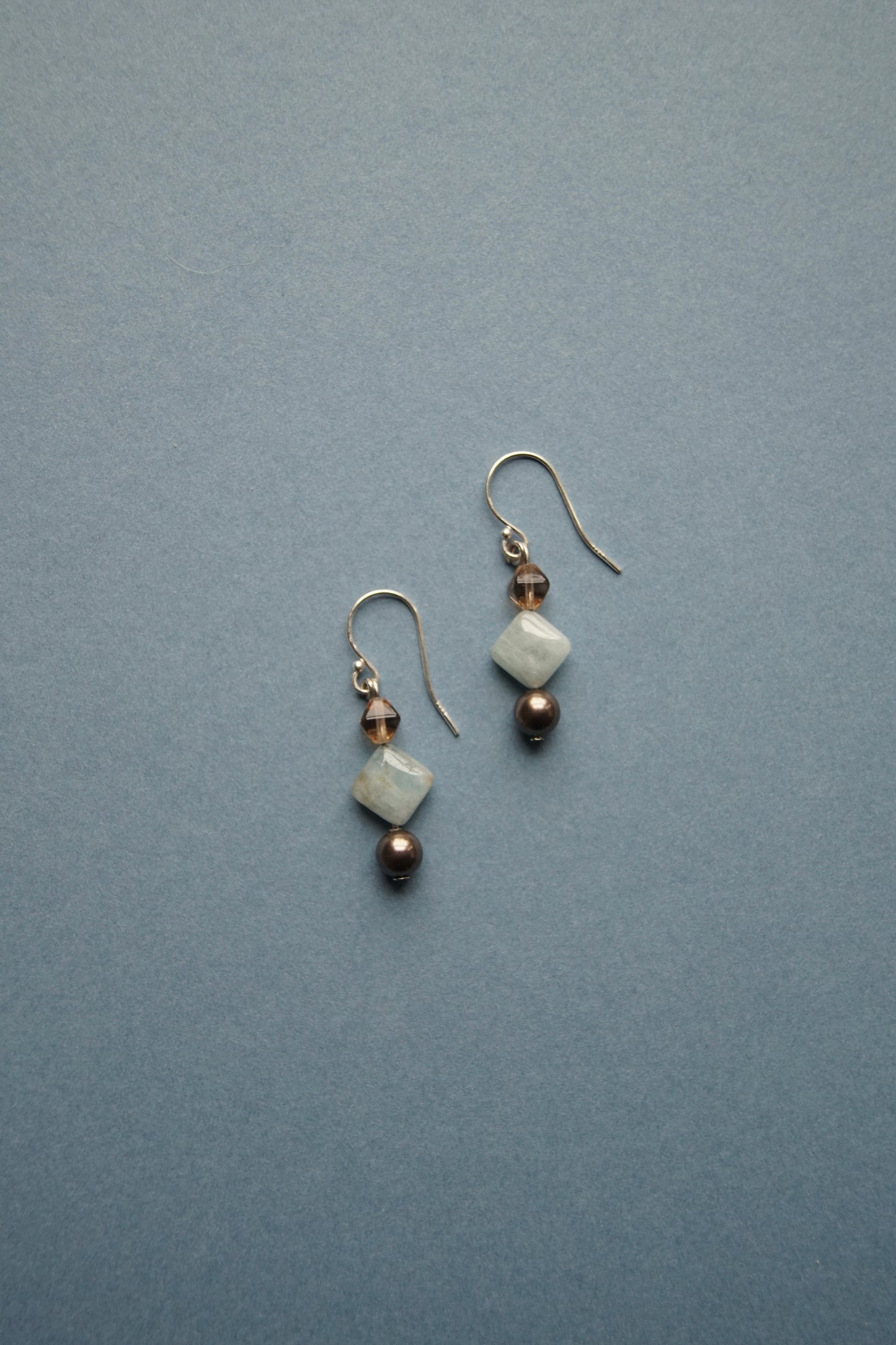 Amazonite and Pearl Drop