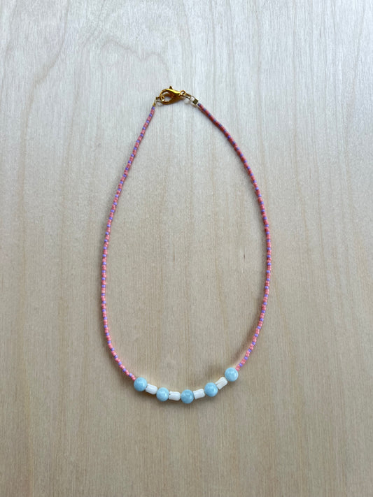 Seed Bead Tulip Necklace