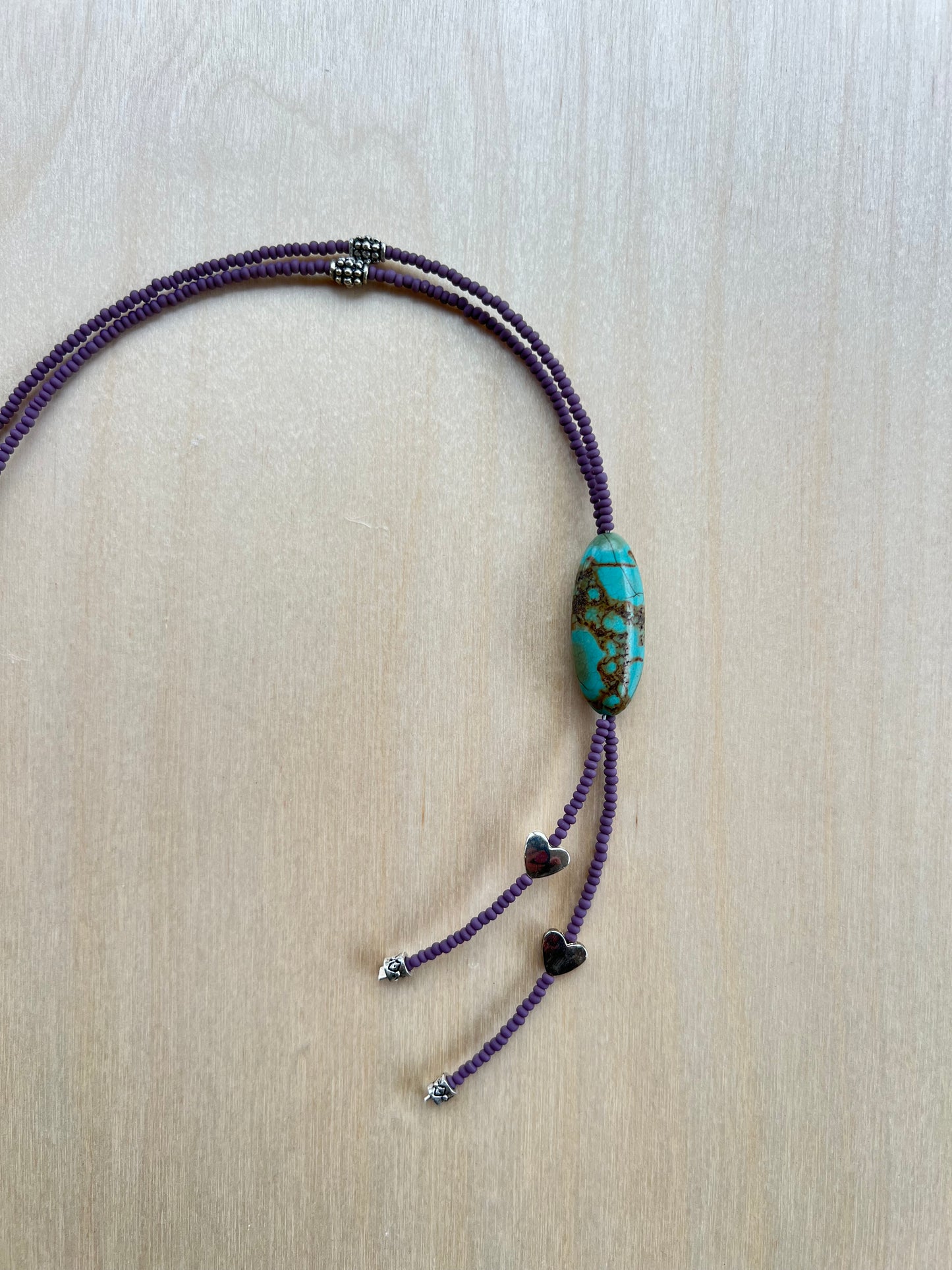 Bolo Tie Necklace in Heart