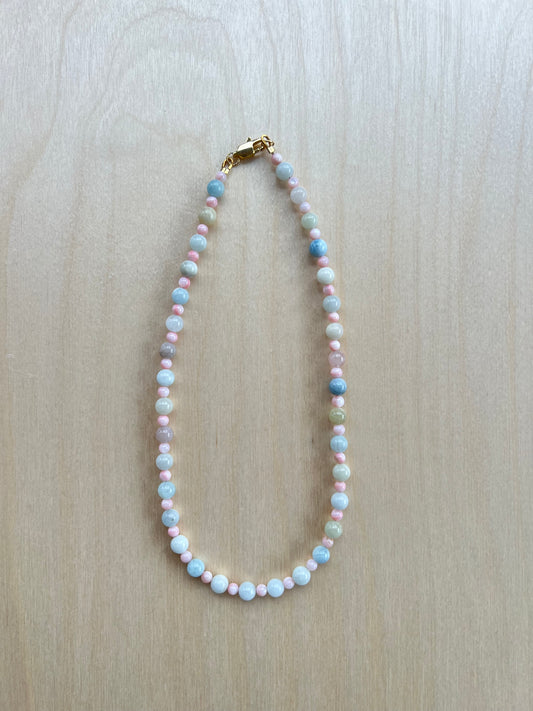 Morganite and Rose Quartz