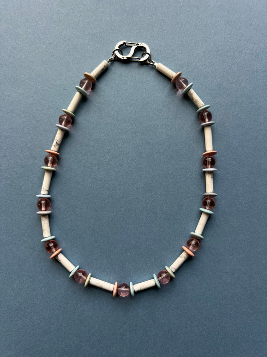 Howlite and Jasper Strand