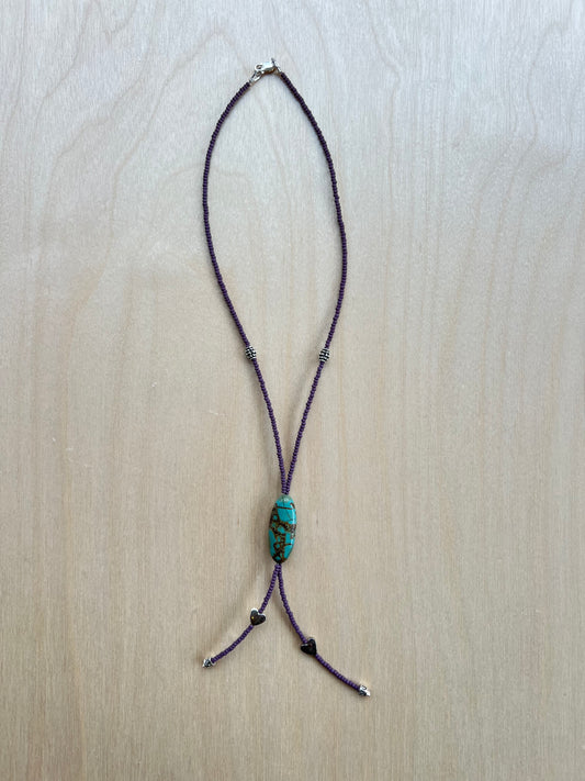 Bolo Tie Necklace in Heart