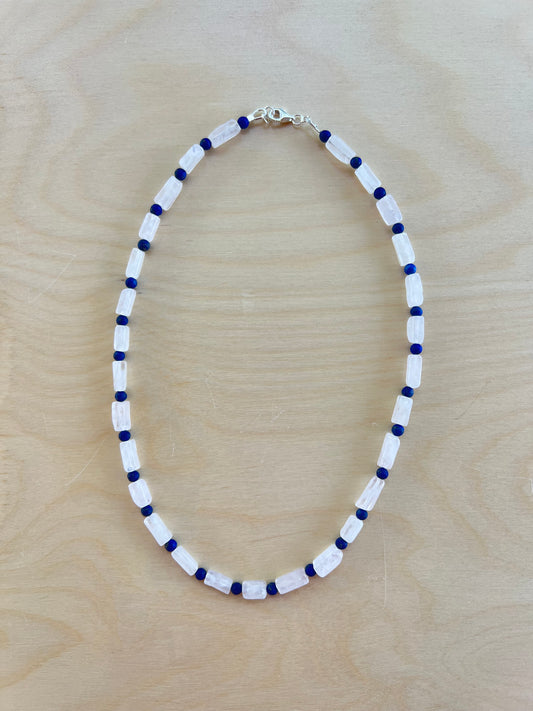 Rose Quartz and Lapis Lazuli