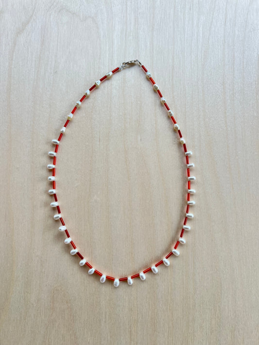 Pearl Drop in Red