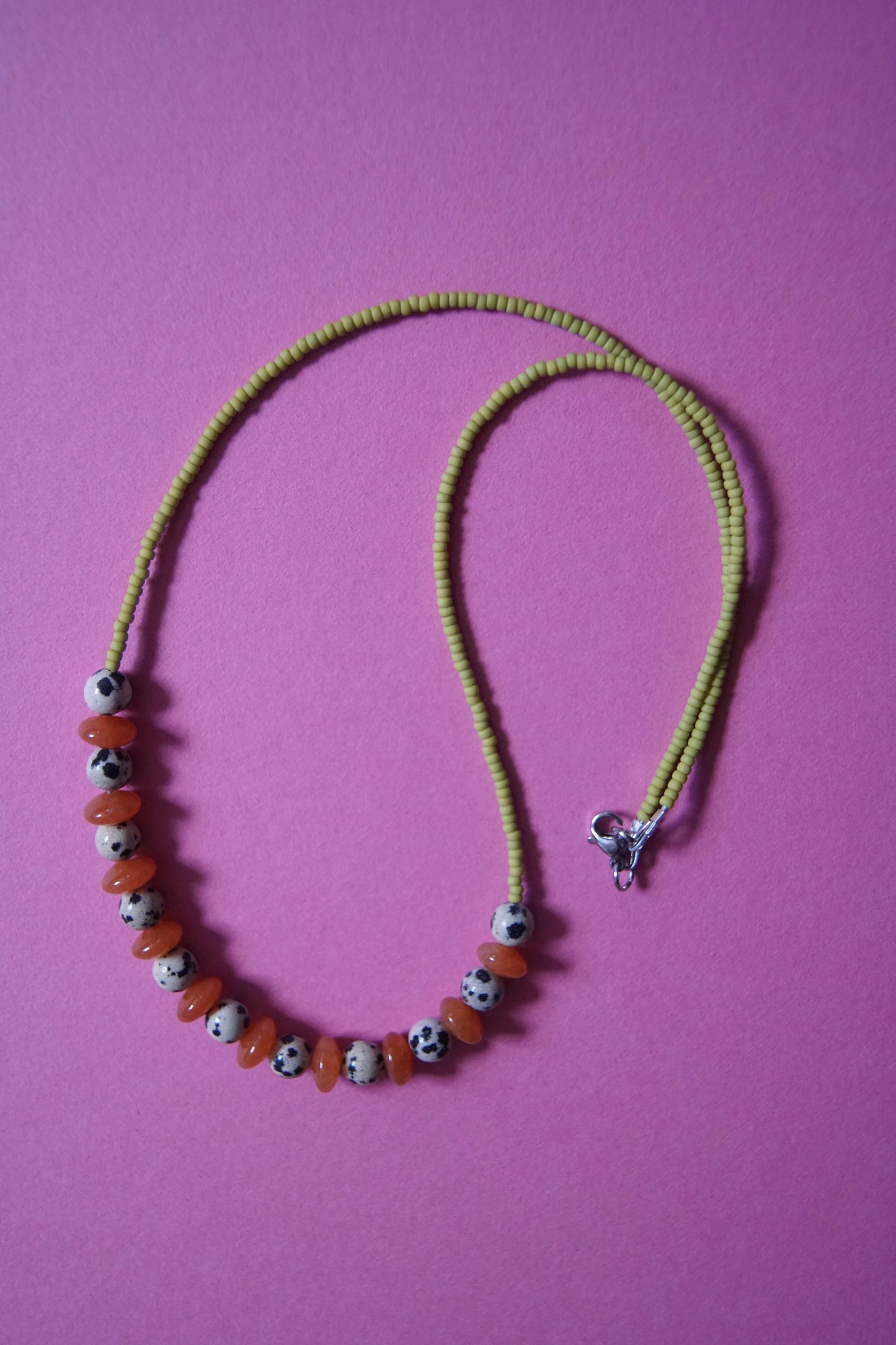 Aventurine and Dalmatian Jasper