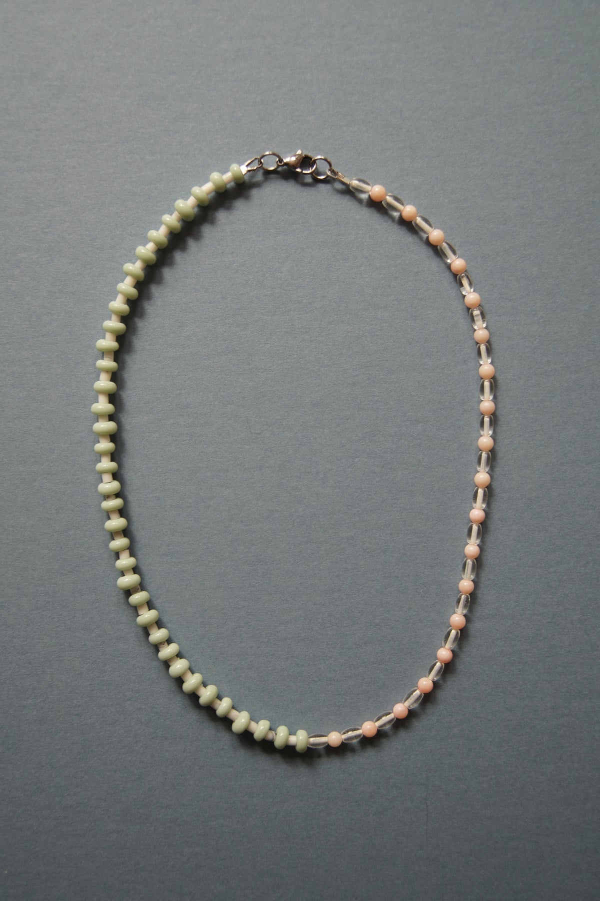 Two Face Rose Quartz and White Turquoise