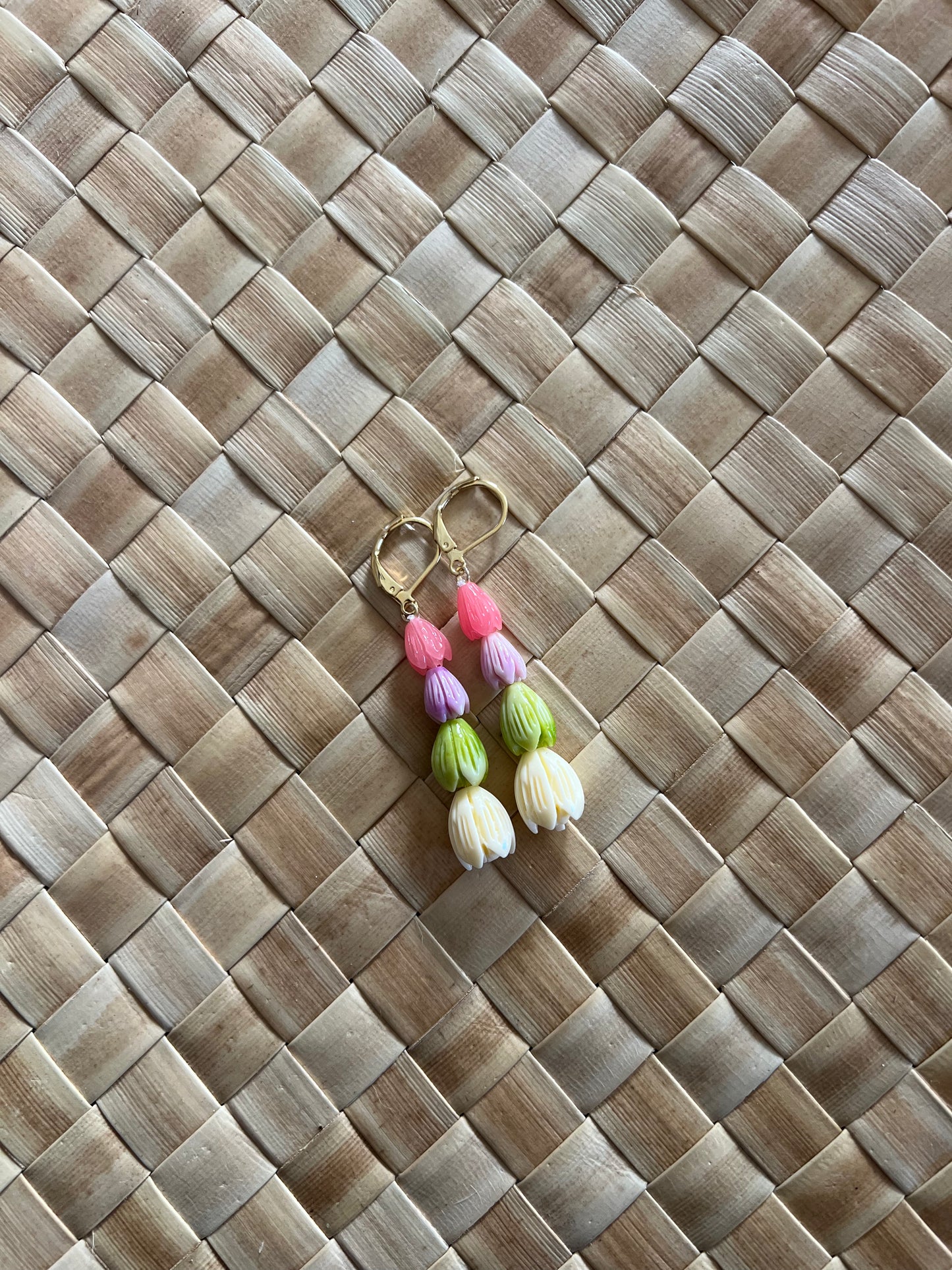 Quad Rainbow Pikake Earring