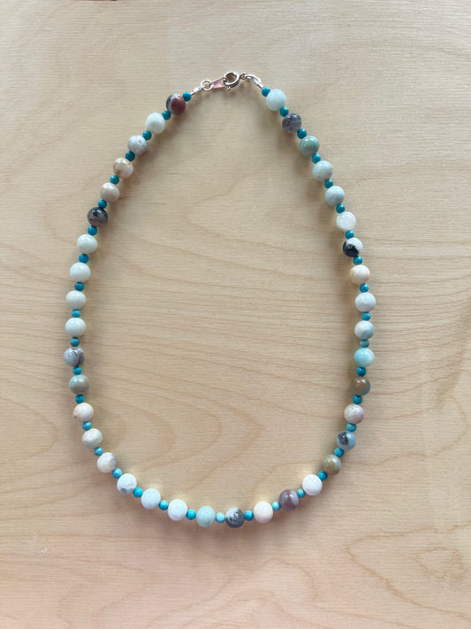 Amazonite and Vintage Turquoise