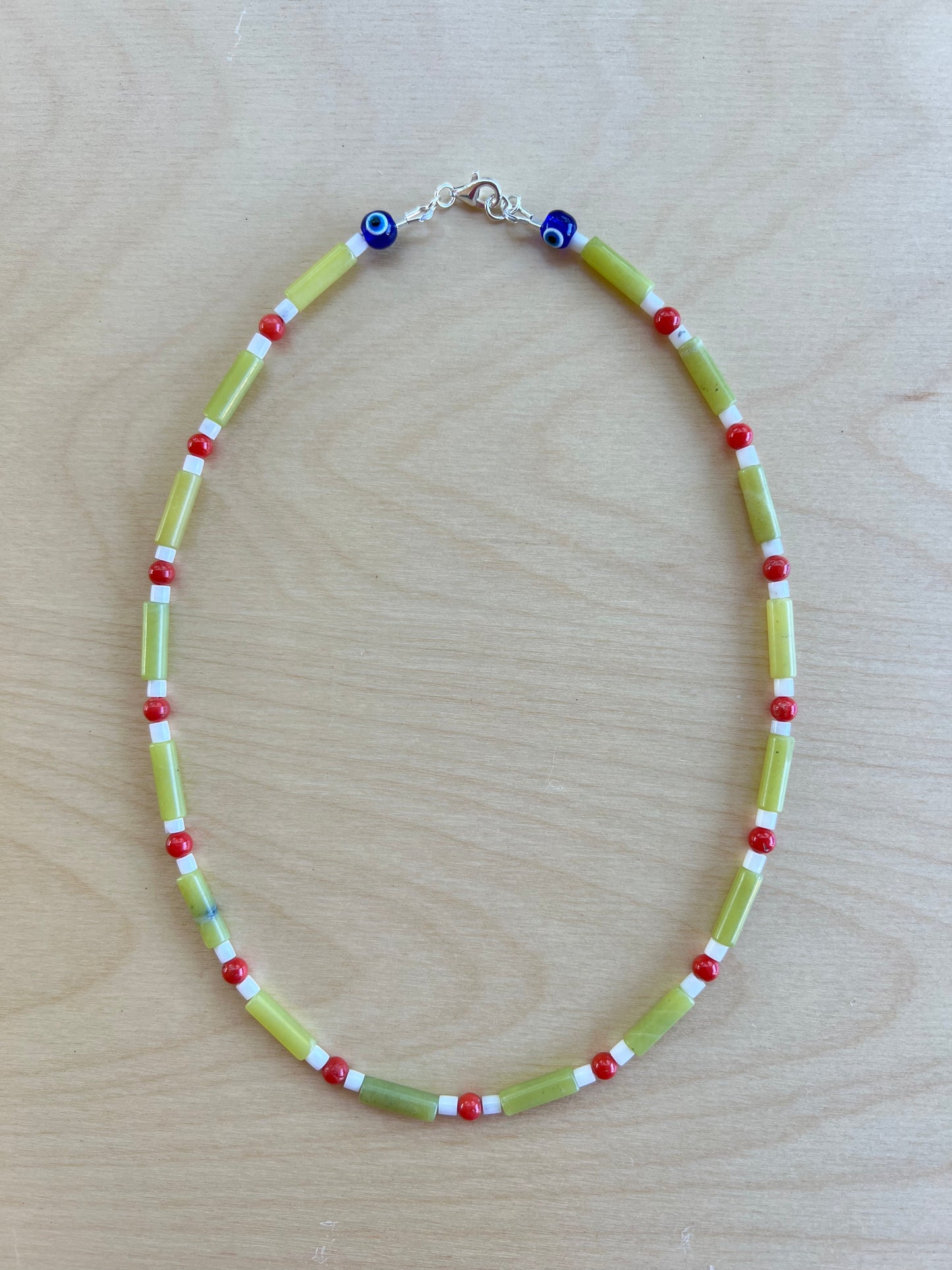 Jade, Coral, and White Turquoise