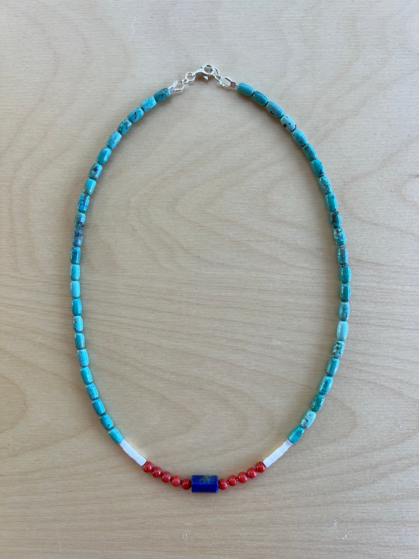 Turquoise, Lapis, and Coral