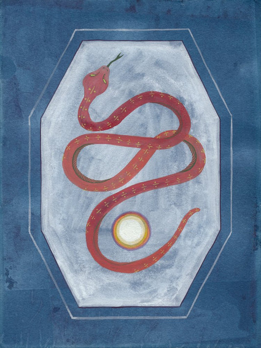 The Serpent Original Watercolor